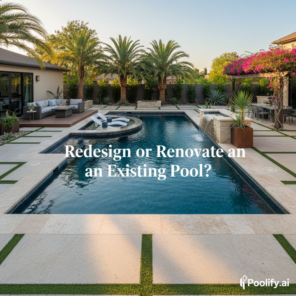 Can I Redesign or Renovate an Existing Pool?