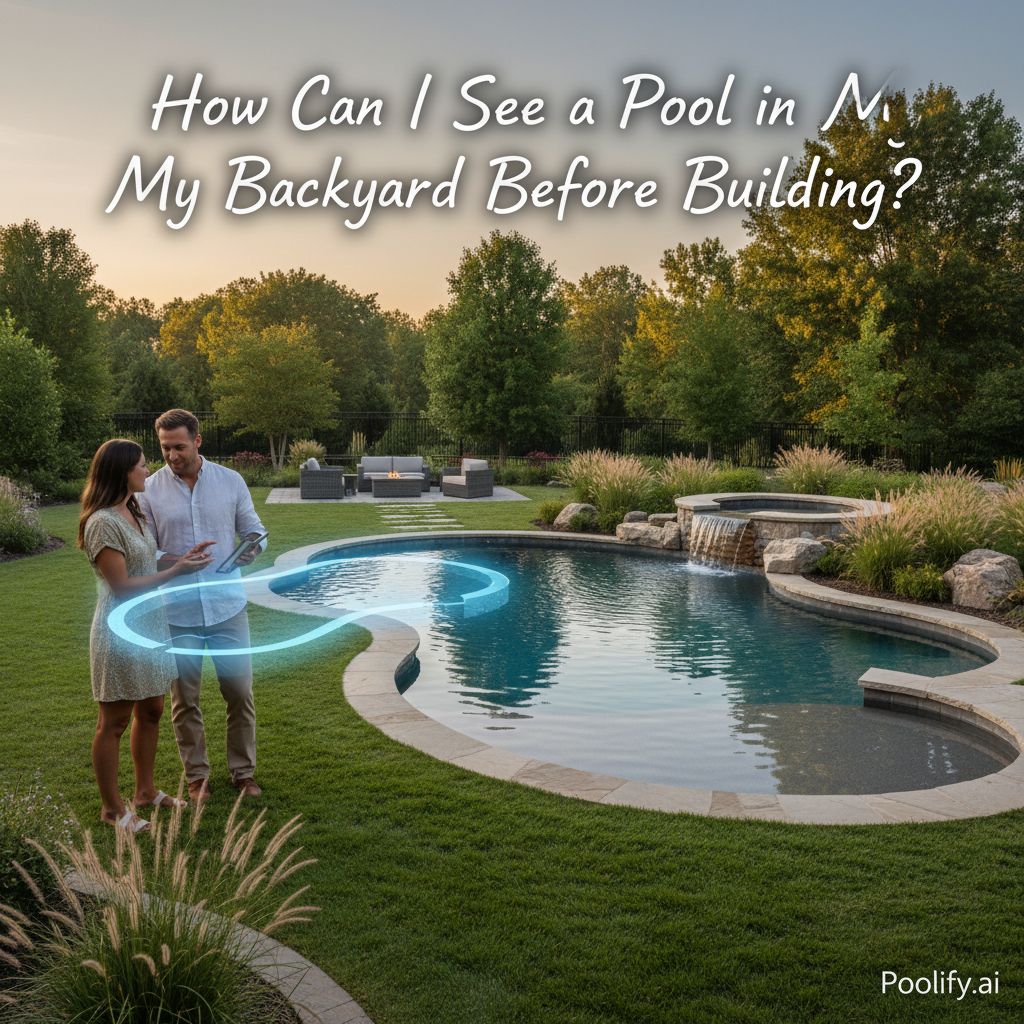 How Can I See a Pool in My Backyard Before Building?