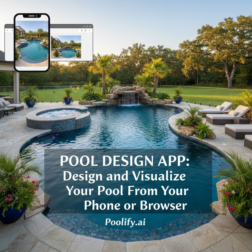 Pool Design App: Design and Visualize a Pool From Your Phone or Browser