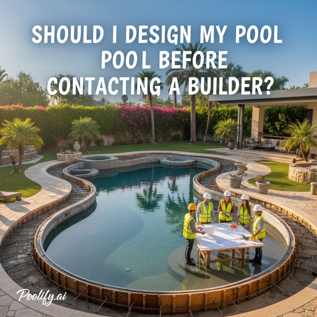 Should I Design My Pool Before Contacting a Builder?