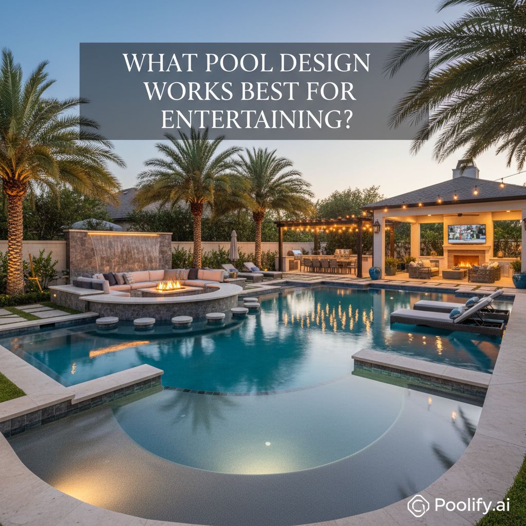 What Pool Design Works Best for Entertaining?