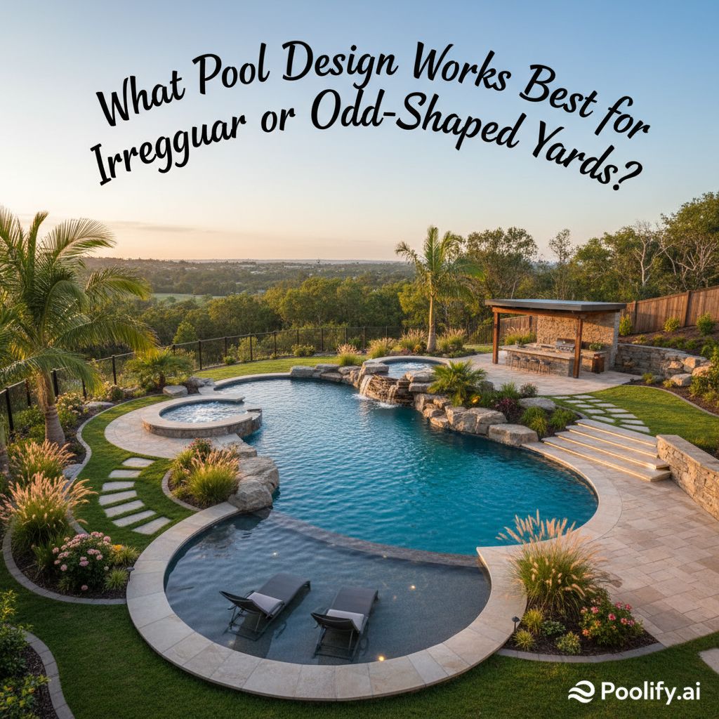 What Pool Design Works Best for Irregular or Odd-Shaped Yards?
