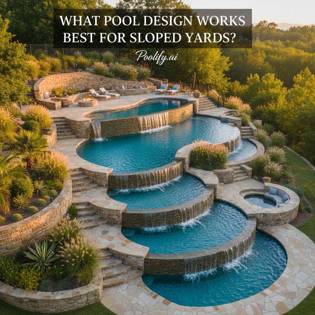 What Pool Design Works Best for Sloped Yards?