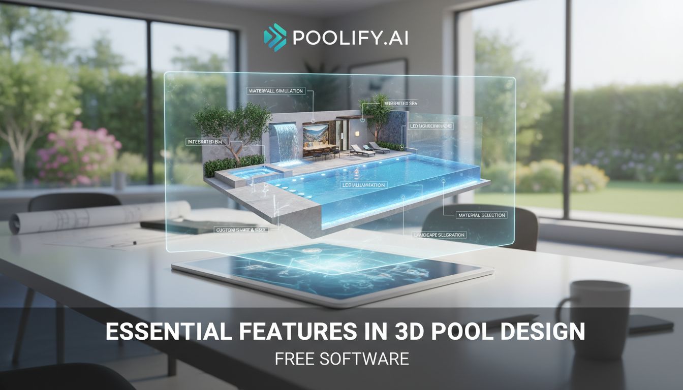 Essential Features in 3D Pool Design Free Software - 3d pool design free