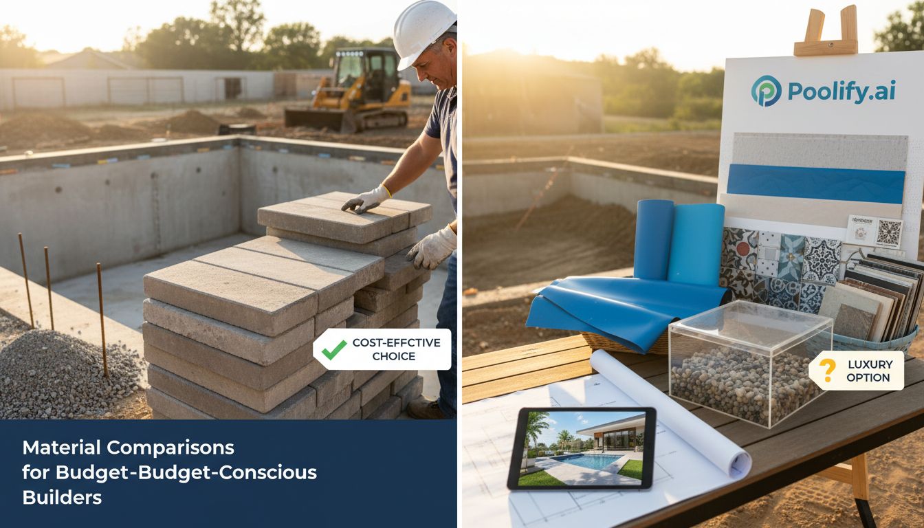 Material Comparisons for Budget-Conscious Builders - affordable pool designs