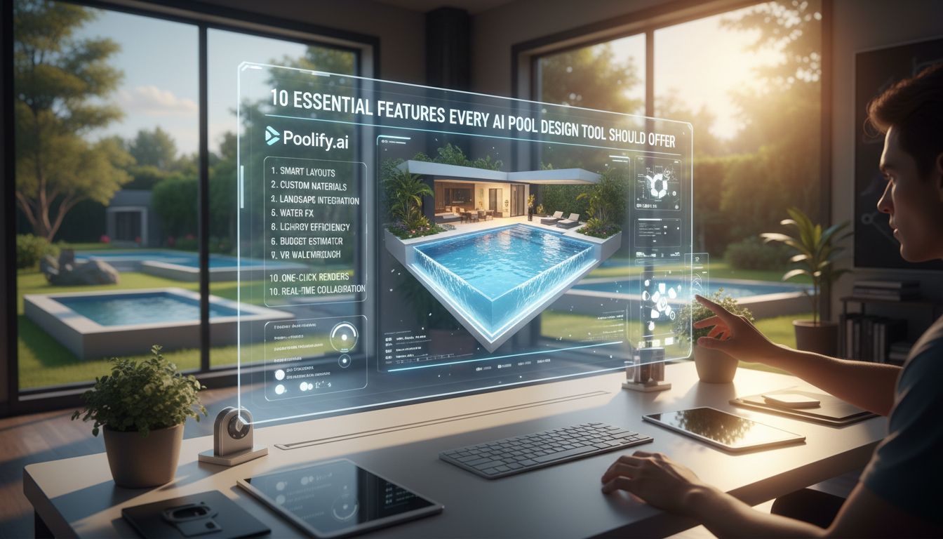 10 Essential Features Every AI Pool Design Tool Should Offer - ai pool design tool