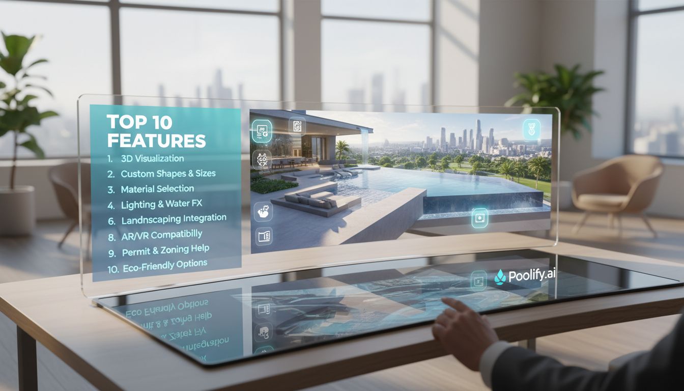 Top 10 Features to Look for in Your AI Pool Design Tool - ai pool design tool