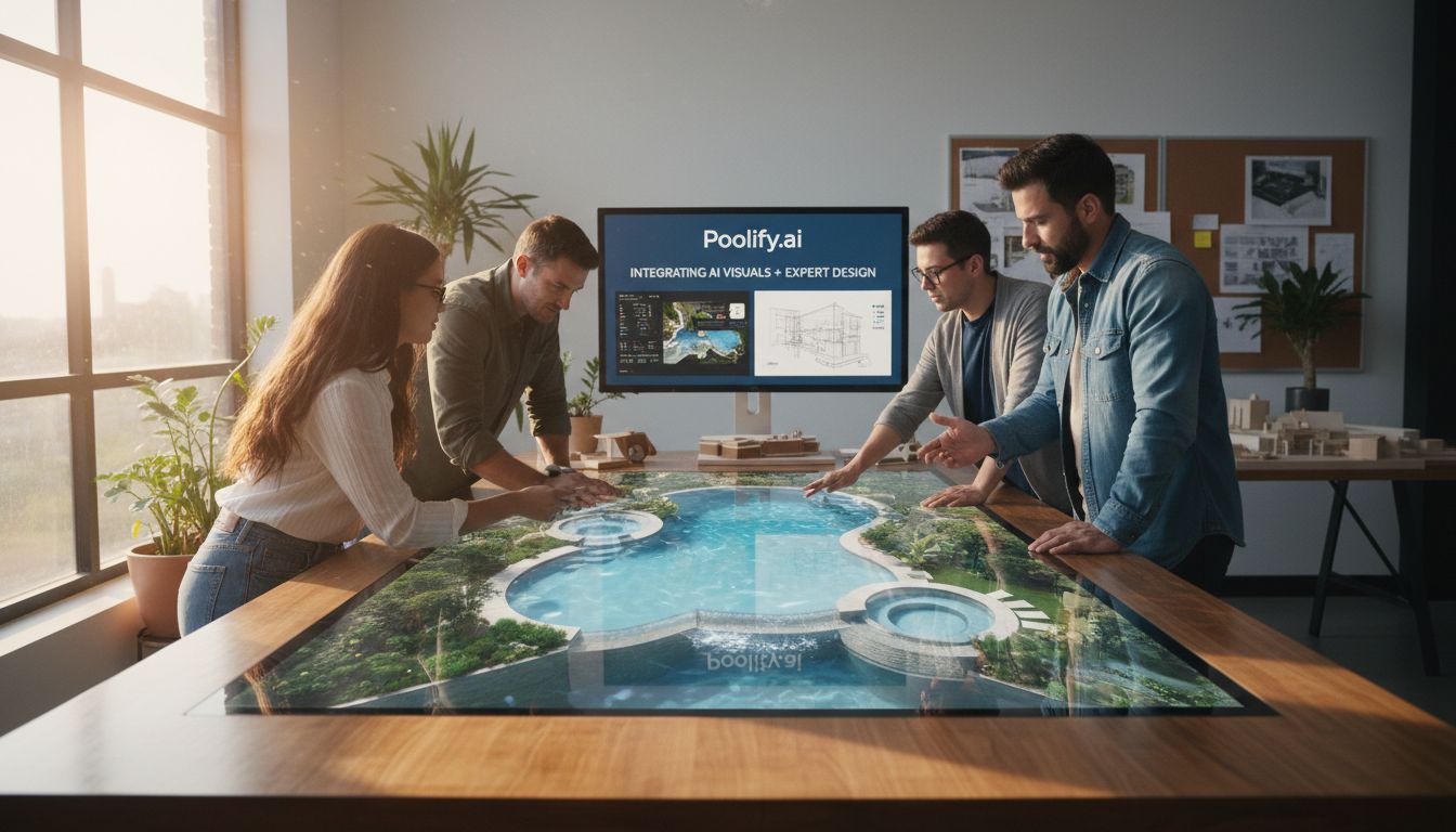 Integrating AI Pool Visualizer Results with Professional Design Services - ai pool visualizer