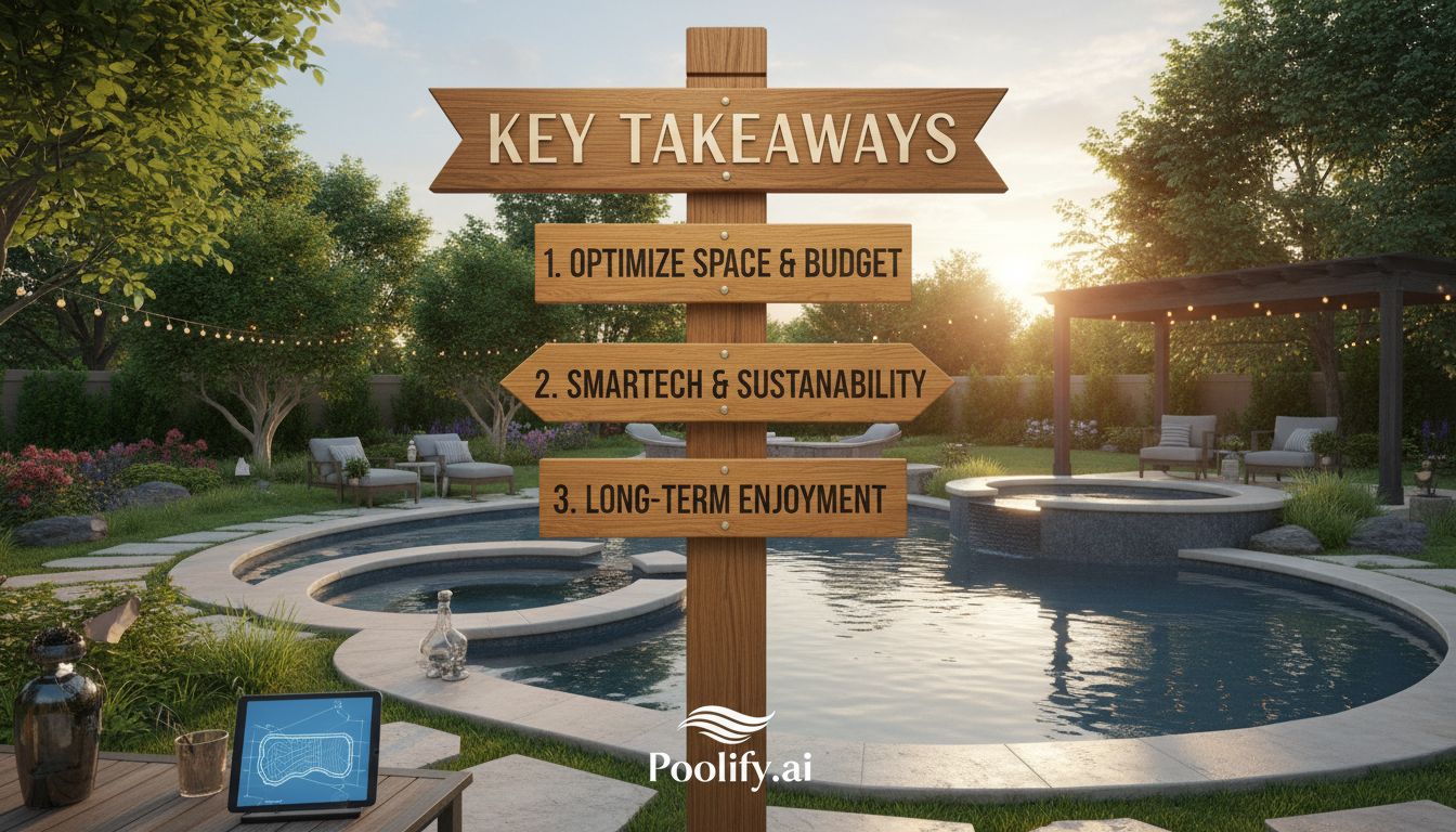 Key Takeaways - backyard pool planner