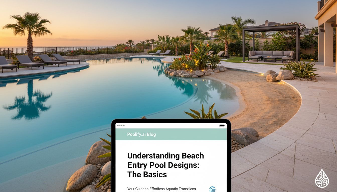 Understanding Beach Entry Pool Designs: The Basics - beach entry pool designs