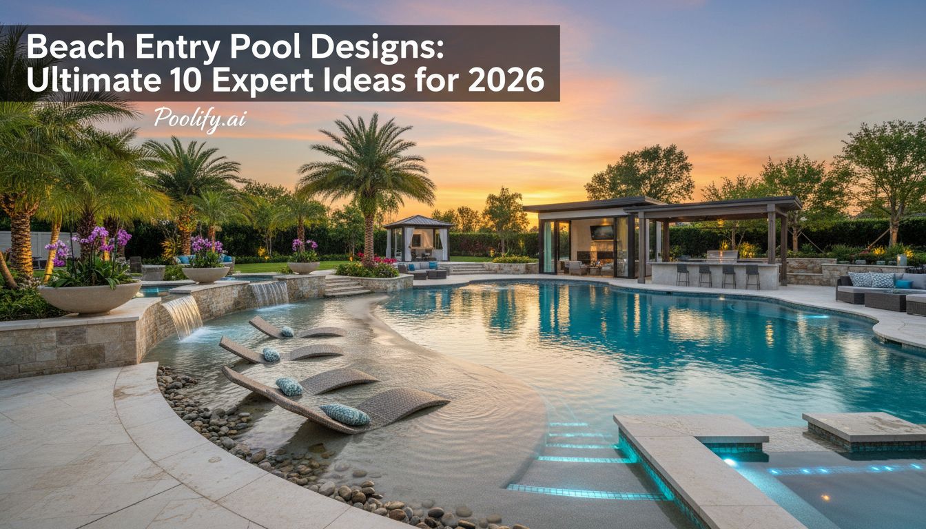 beach entry pool designs