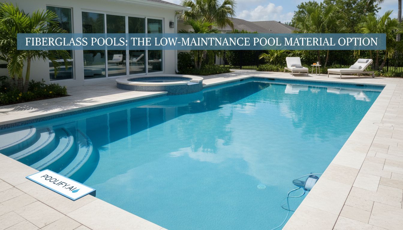 Fiberglass Pools: The Low-Maintenance Pool Material Option - best pool material
