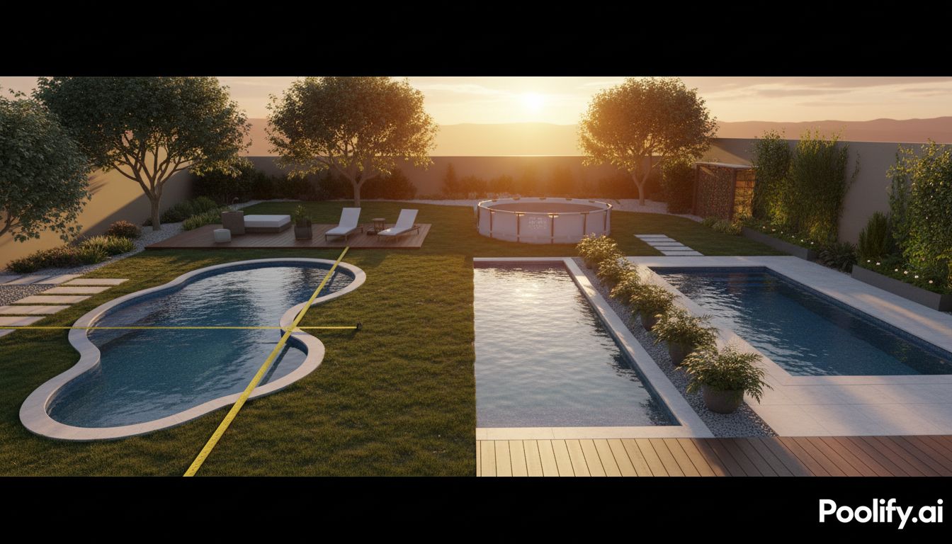 Space Requirements and Yard Considerations - best pool type for backyard