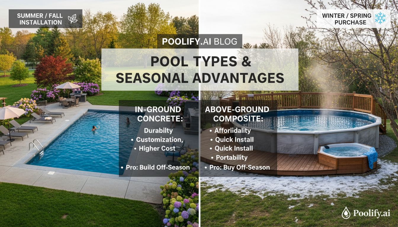 Comparing Pool Types and Their Seasonal Advantages - best time to buy a pool