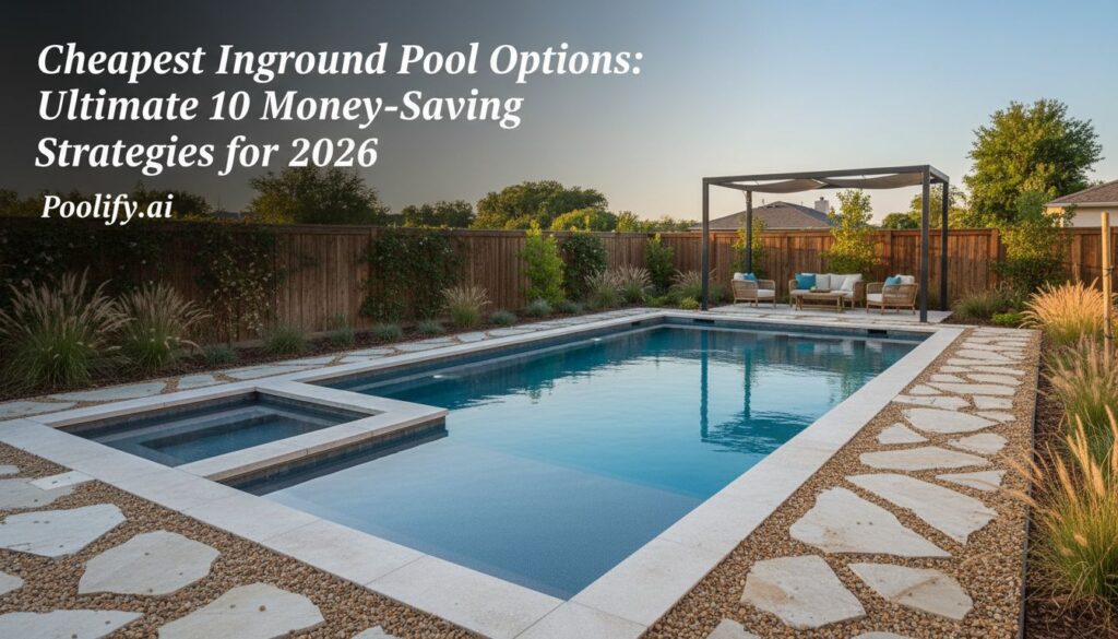 cheapest inground pool options