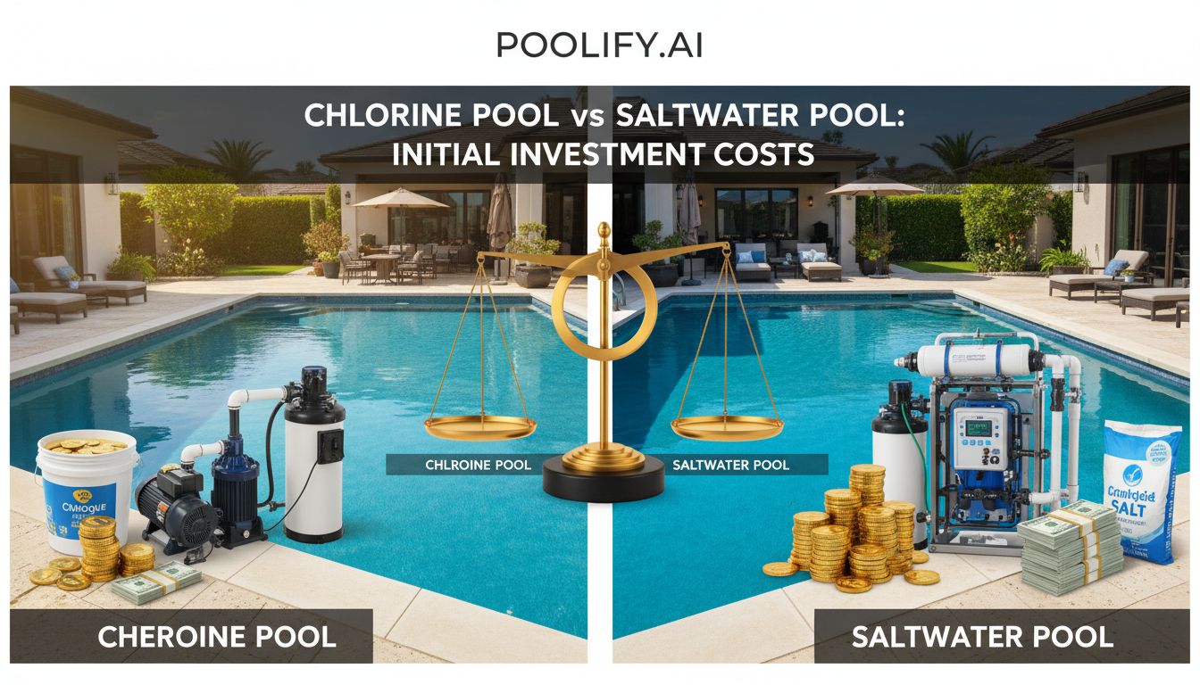 Chlorine Pool vs Saltwater Pool: Initial Investment Costs - chlorine pool vs saltwater pool