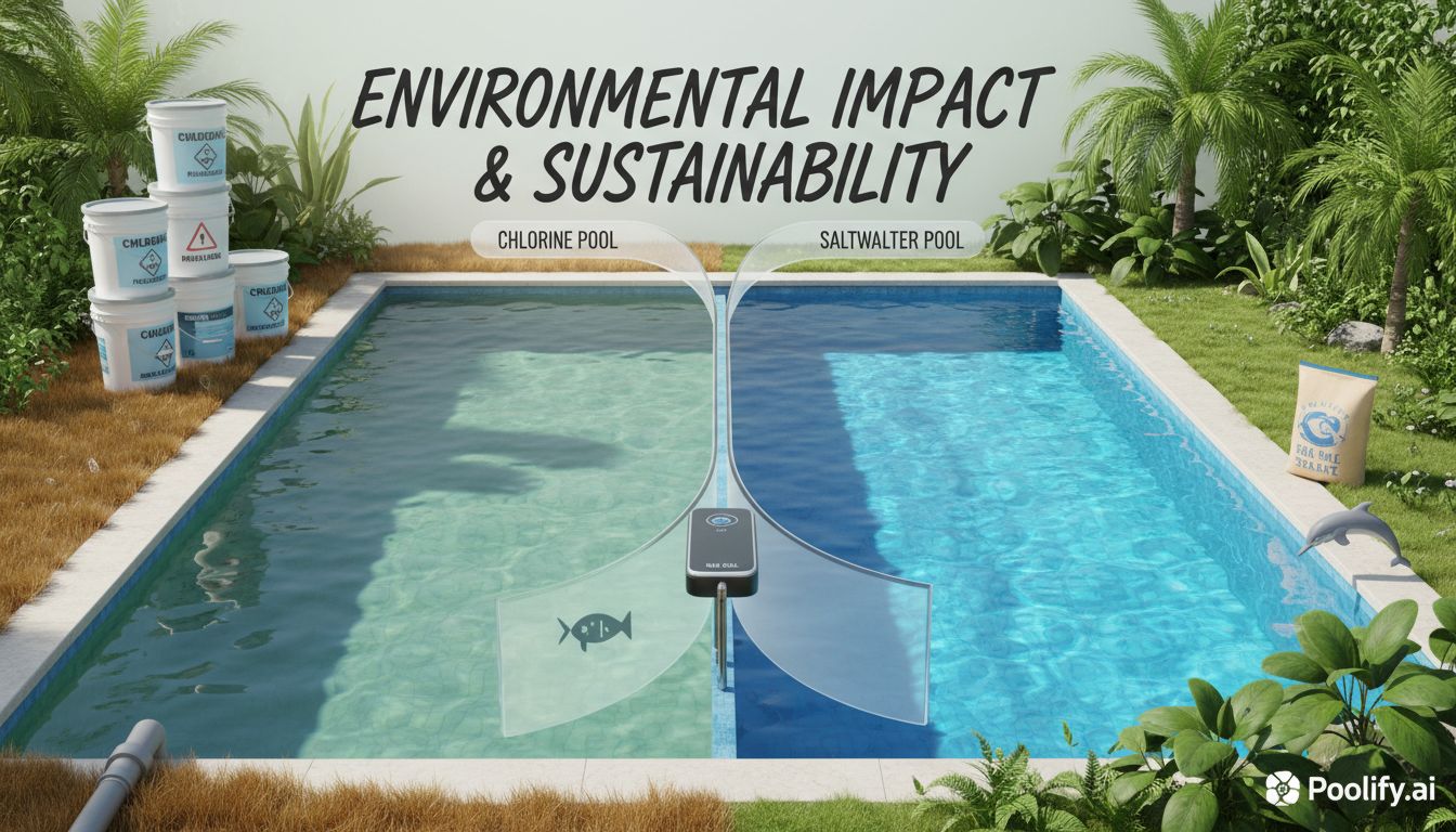 Environmental Impact and Sustainability - chlorine pool vs saltwater pool
