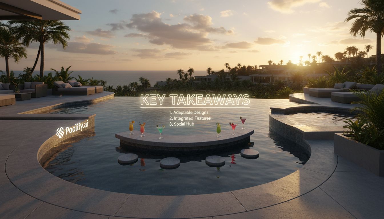 Key Takeaways - cocktail pool ideas