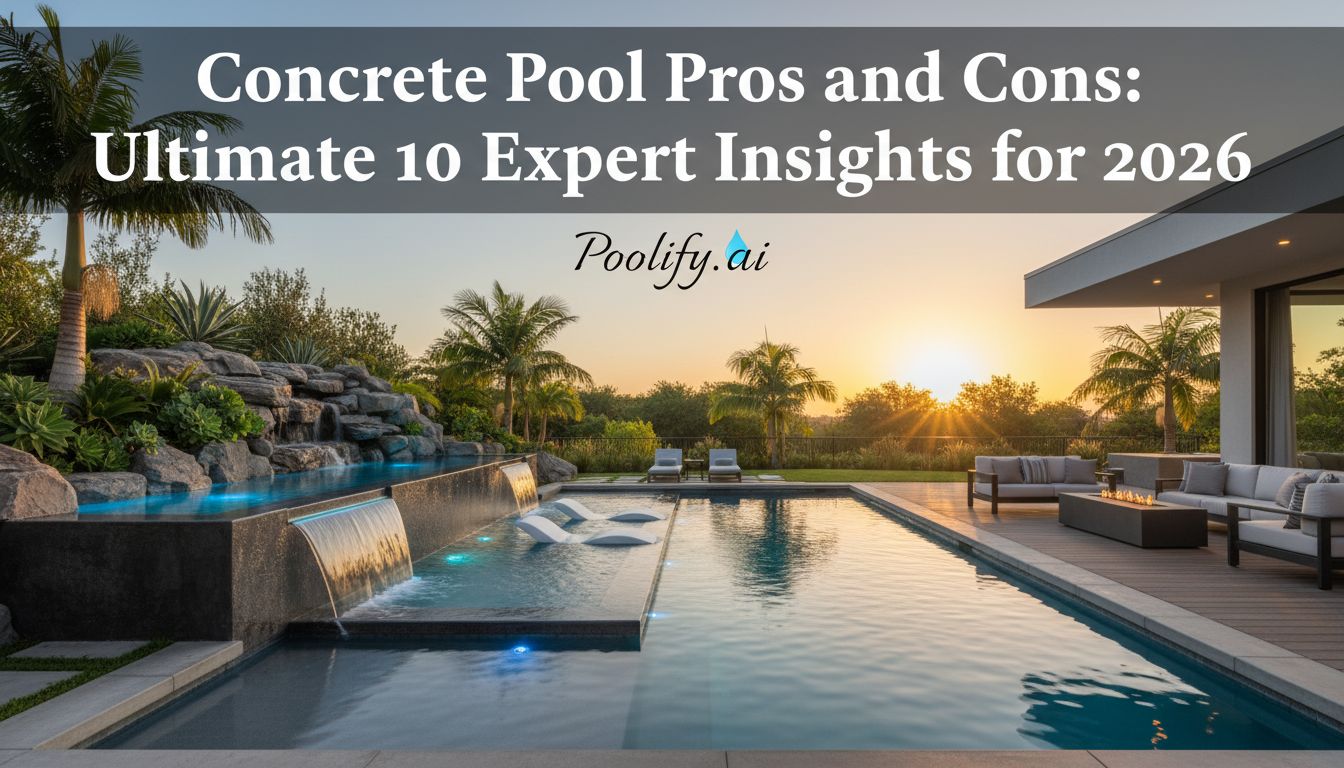 concrete pool pros and cons