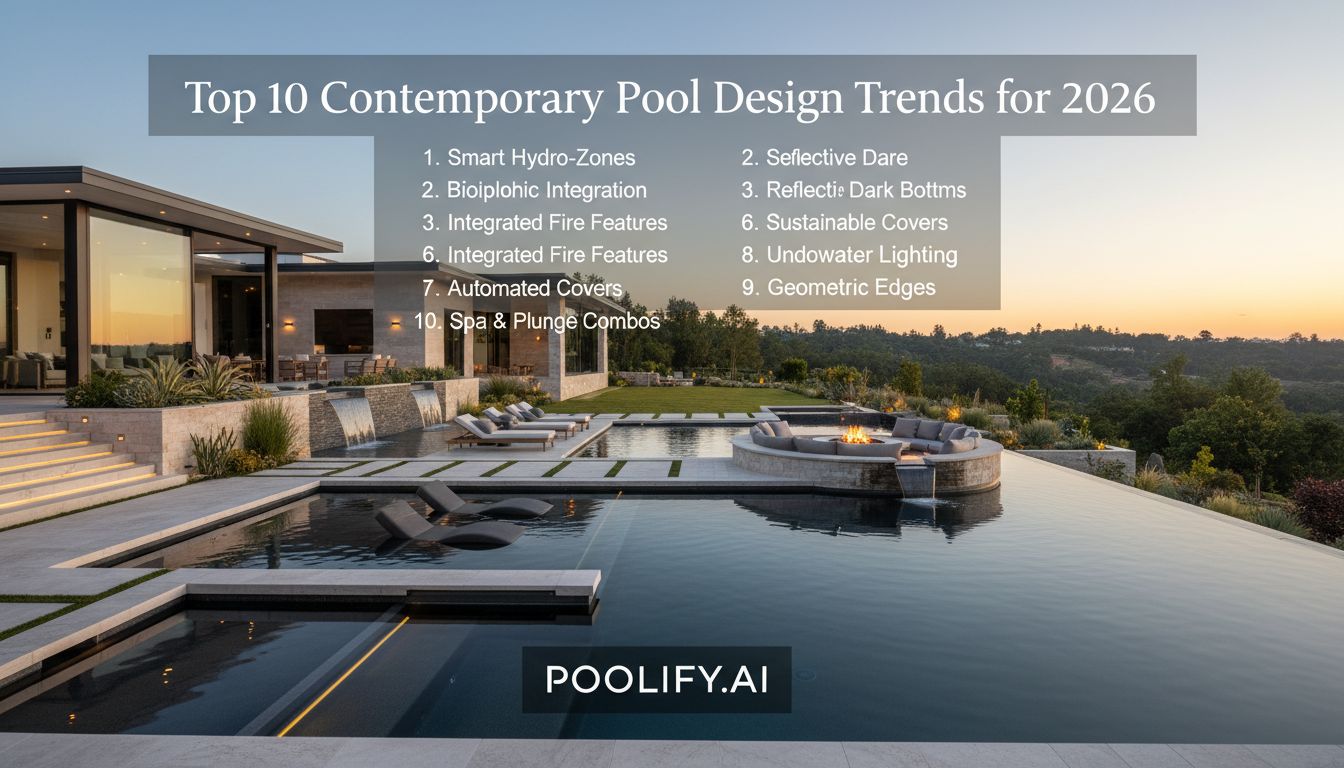 Top 10 Contemporary Pool Design Trends for 2026 - contemporary pool designs