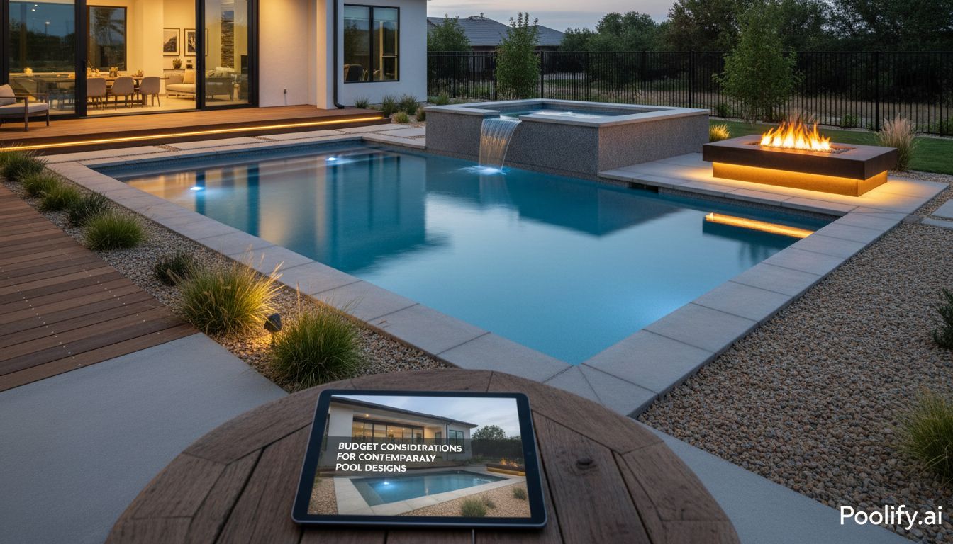 Budget Considerations for Contemporary Pool Designs - contemporary pool designs