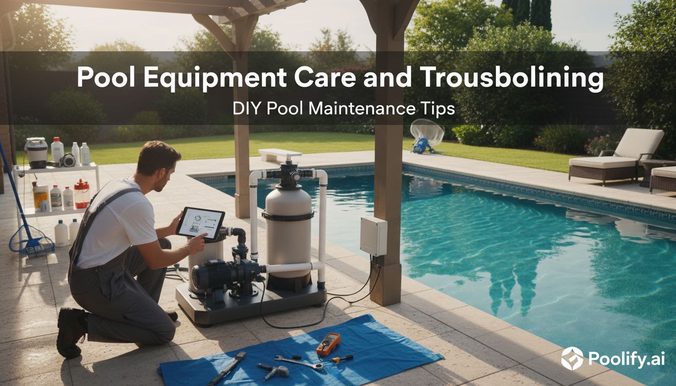 Pool Equipment Care and Troubleshooting - diy pool maintenance tips