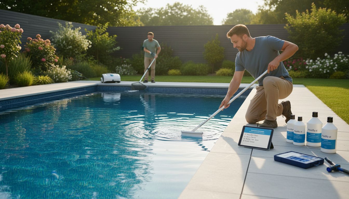 Maintenance and Long-Term Care Requirements - fiberglass pool pros and cons