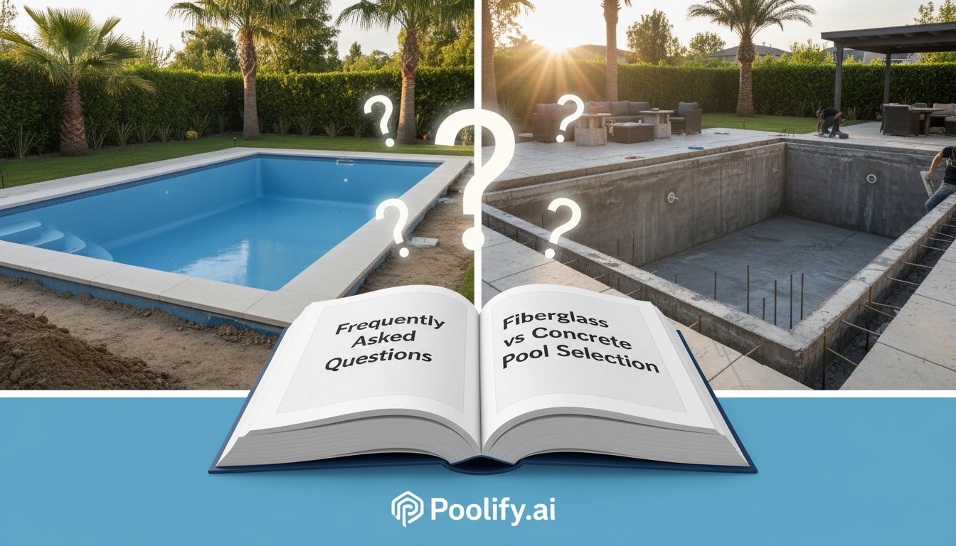 Frequently Asked Questions About Fiberglass vs Concrete Pool Selection - fiberglass vs concrete pool
