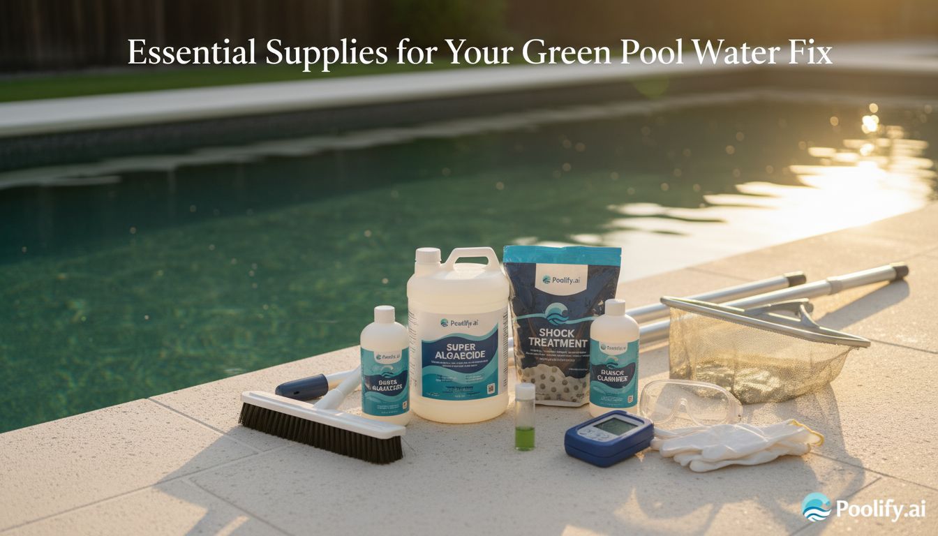 Essential Supplies for Your Green Pool Water Fix - green pool water fix