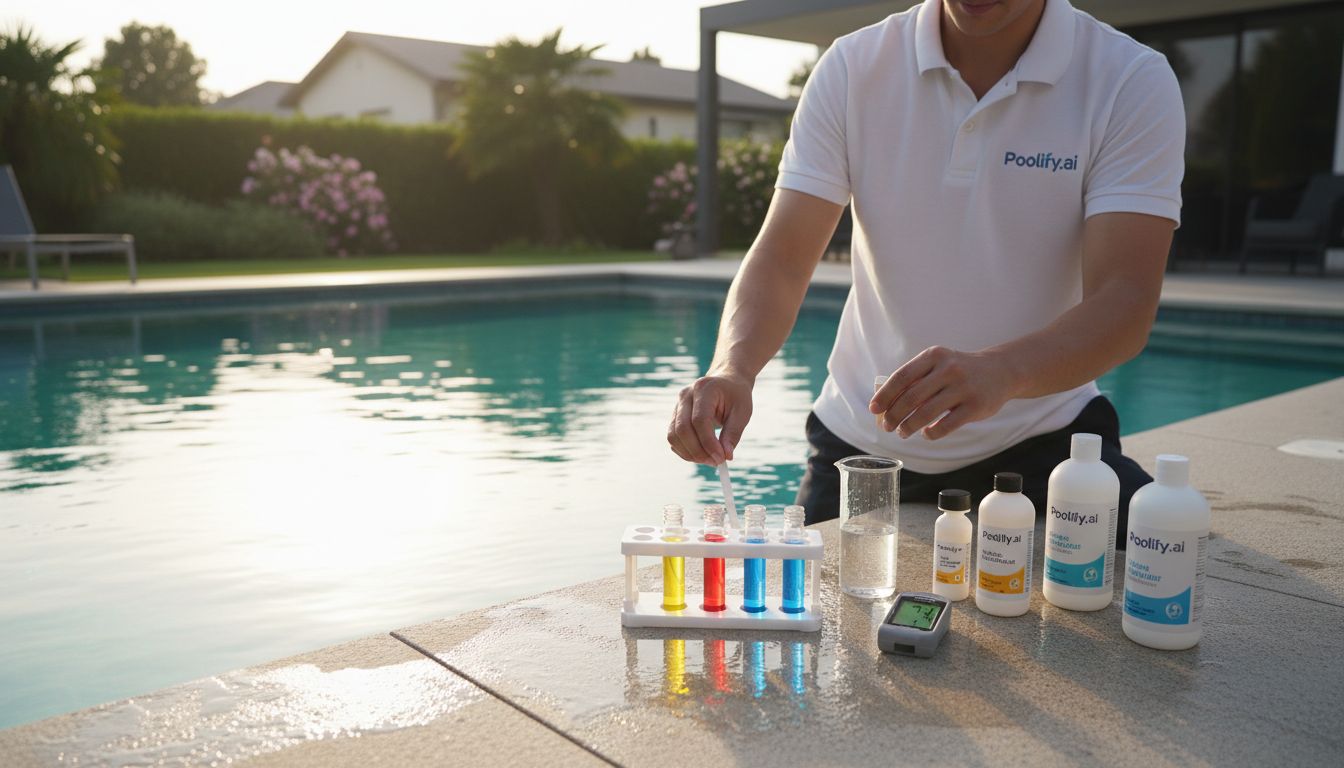 Balancing Pool Chemistry After Treatment - green pool water fix