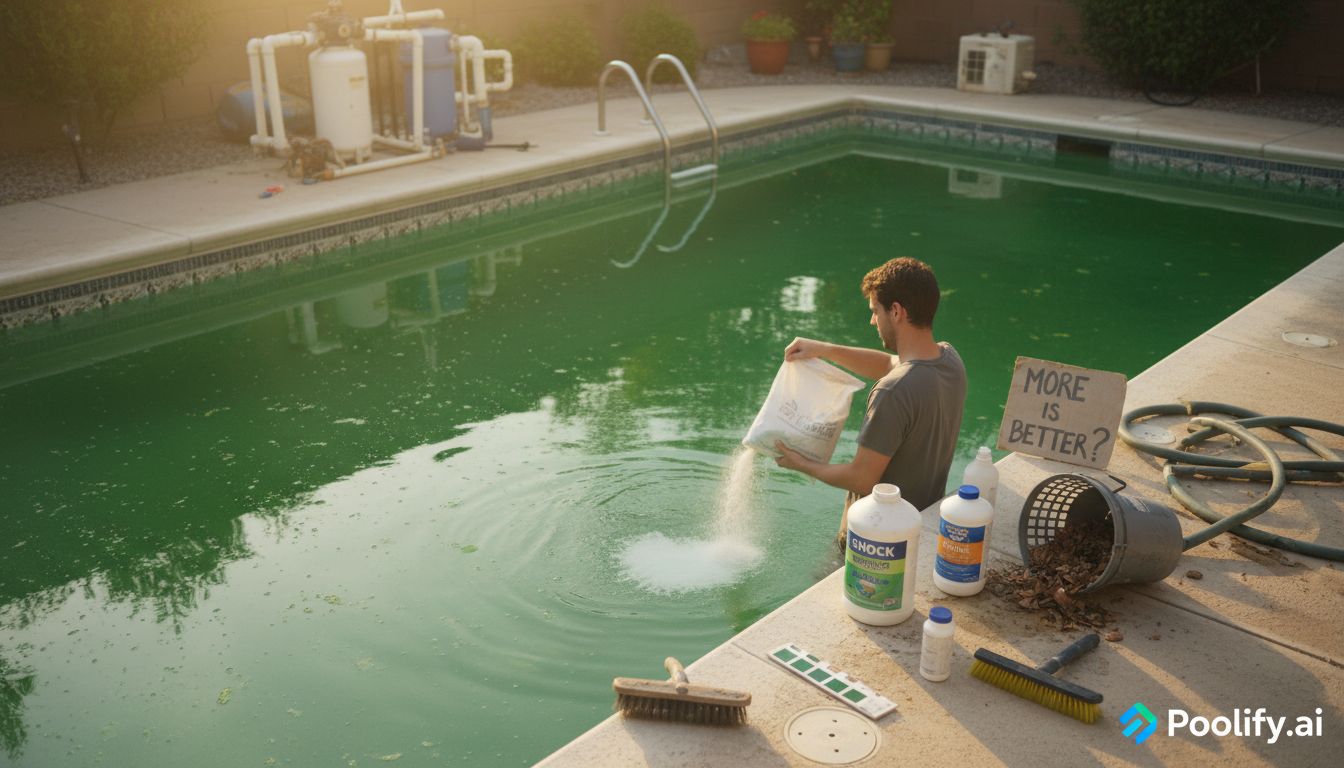 Common Green Pool Water Fix Mistakes to Avoid - green pool water fix