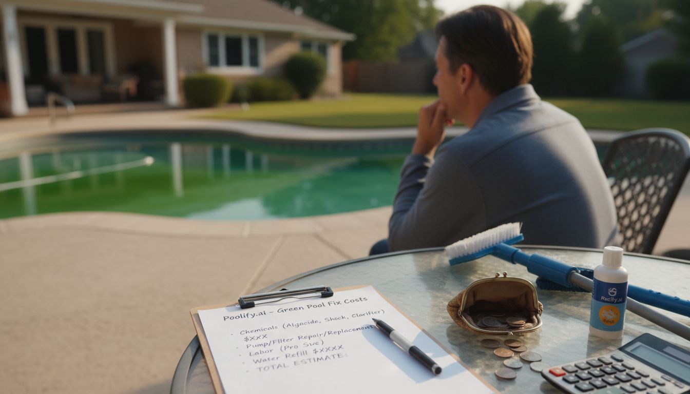Cost Considerations for Green Pool Water Fix - green pool water fix