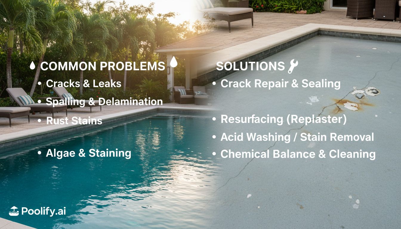 Common Gunite Pool Problems and Solutions - gunite pool guide
