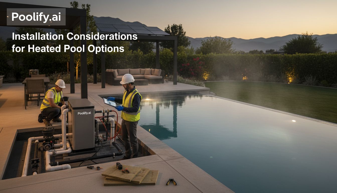 Installation Considerations for Heated Pool Options - heated pool options