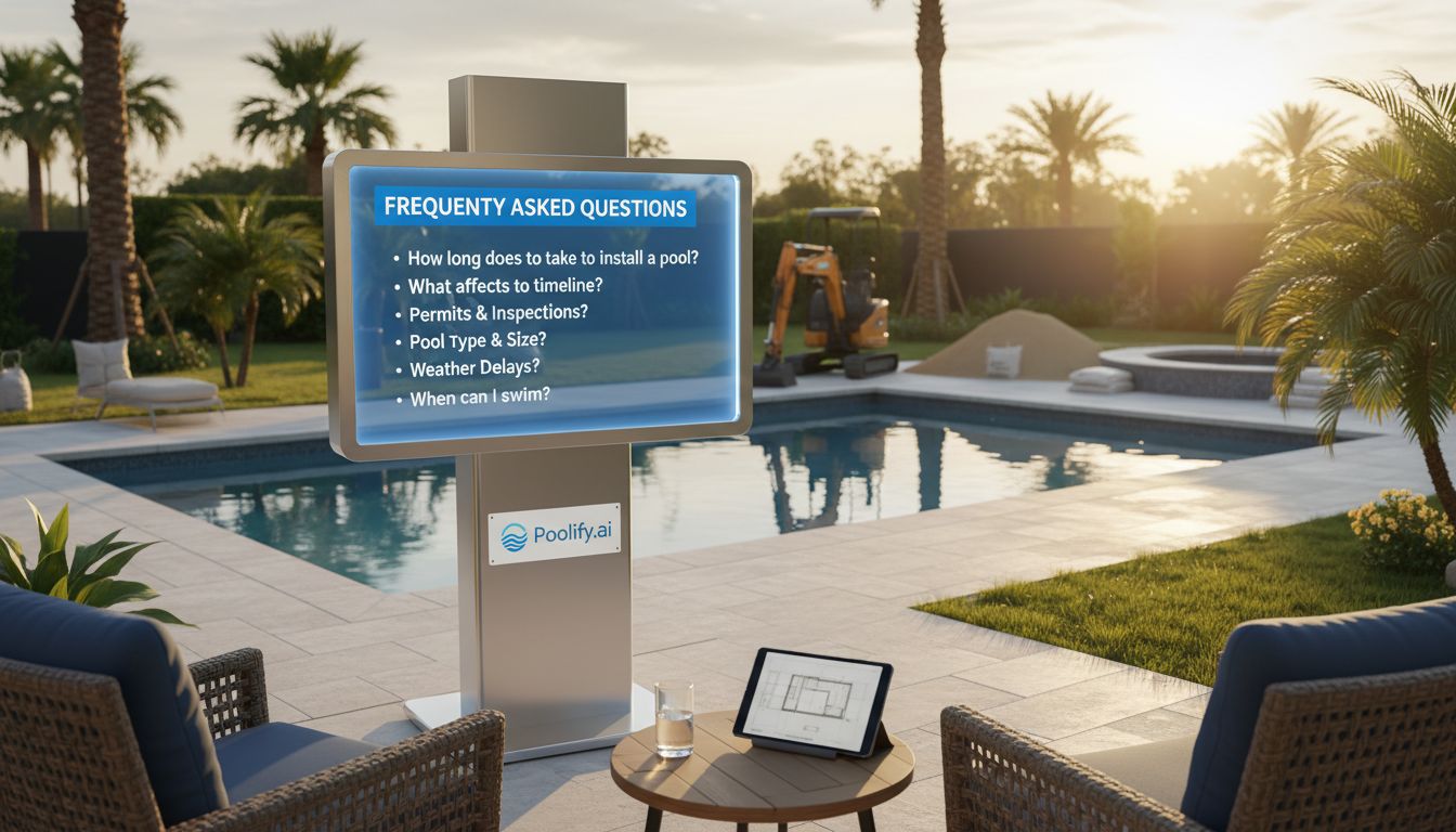 Frequently Asked Questions - how long does pool installation take