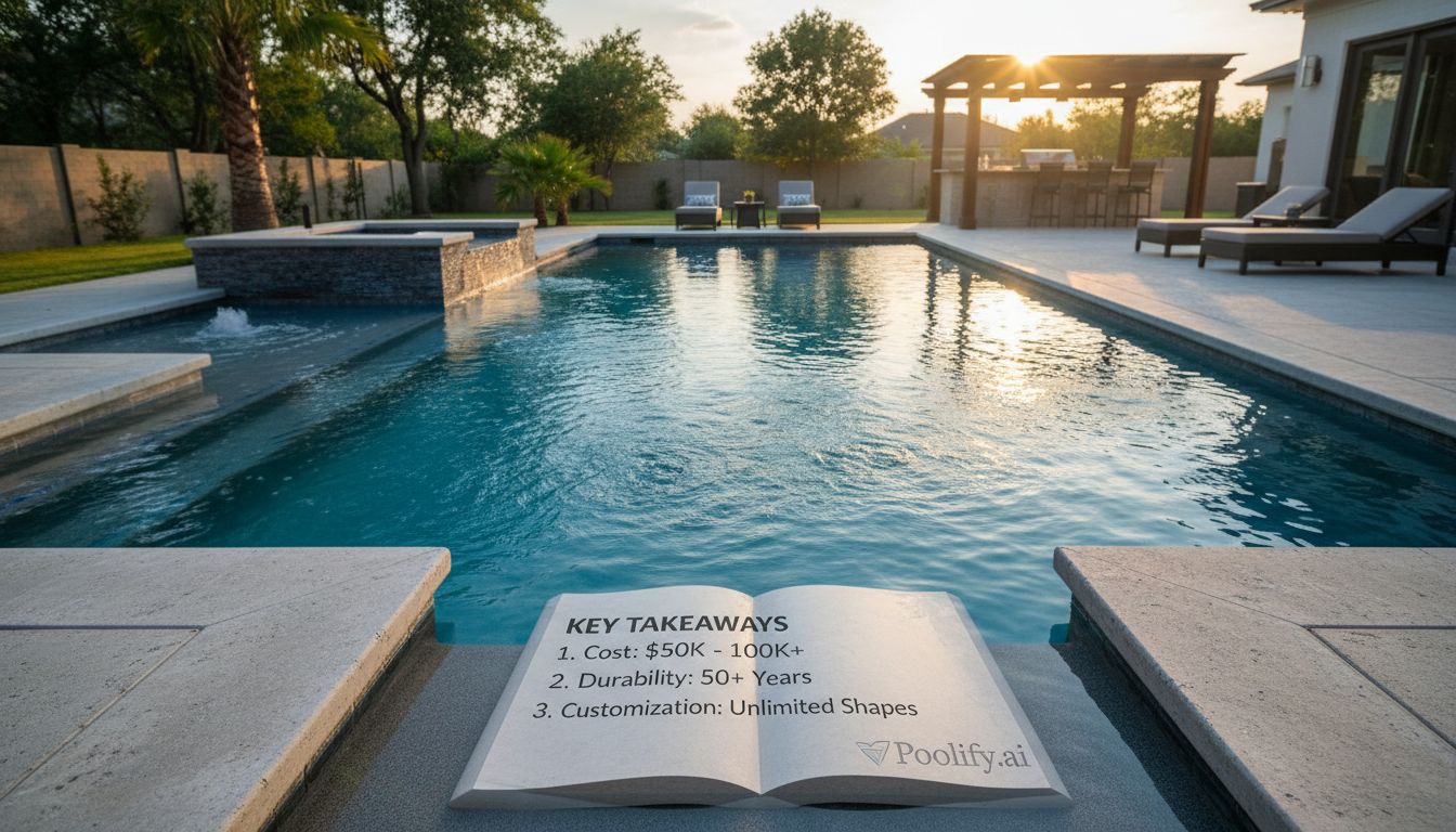 Key Takeaways - how much is a concrete pool