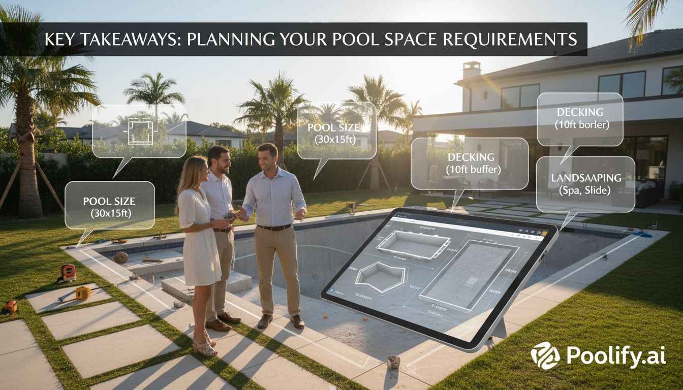 Key Takeaways: Planning Your Pool Space Requirements - how much space needed for pool