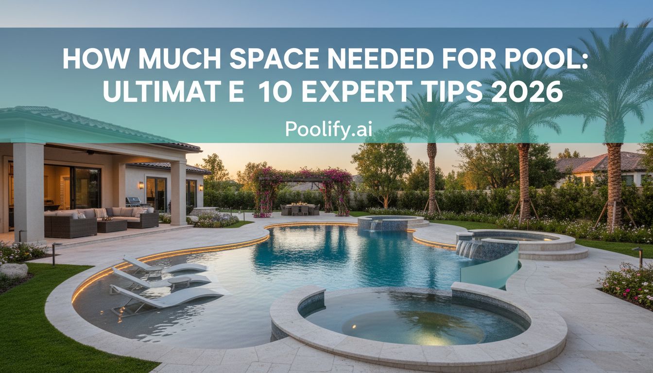 how much space needed for pool