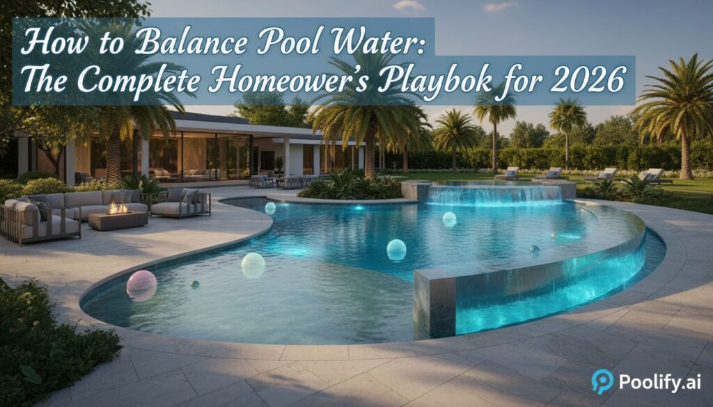 how to balance pool water