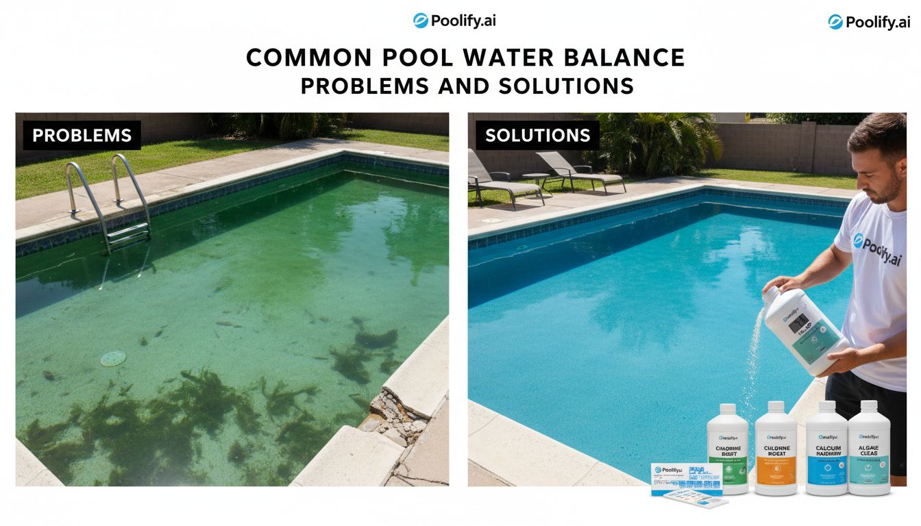 Common Pool Water Balance Problems and Solutions - how to balance pool water