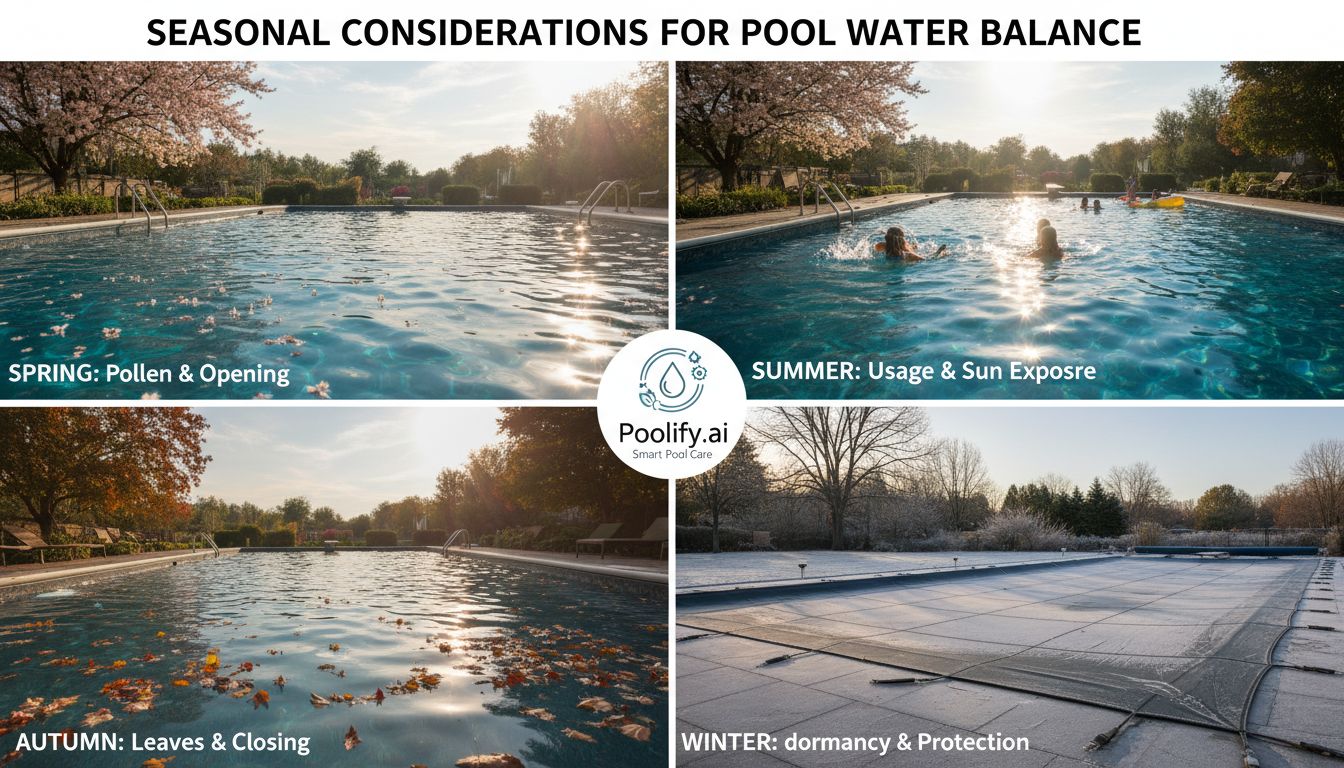 Seasonal Considerations for Pool Water Balance - how to balance pool water