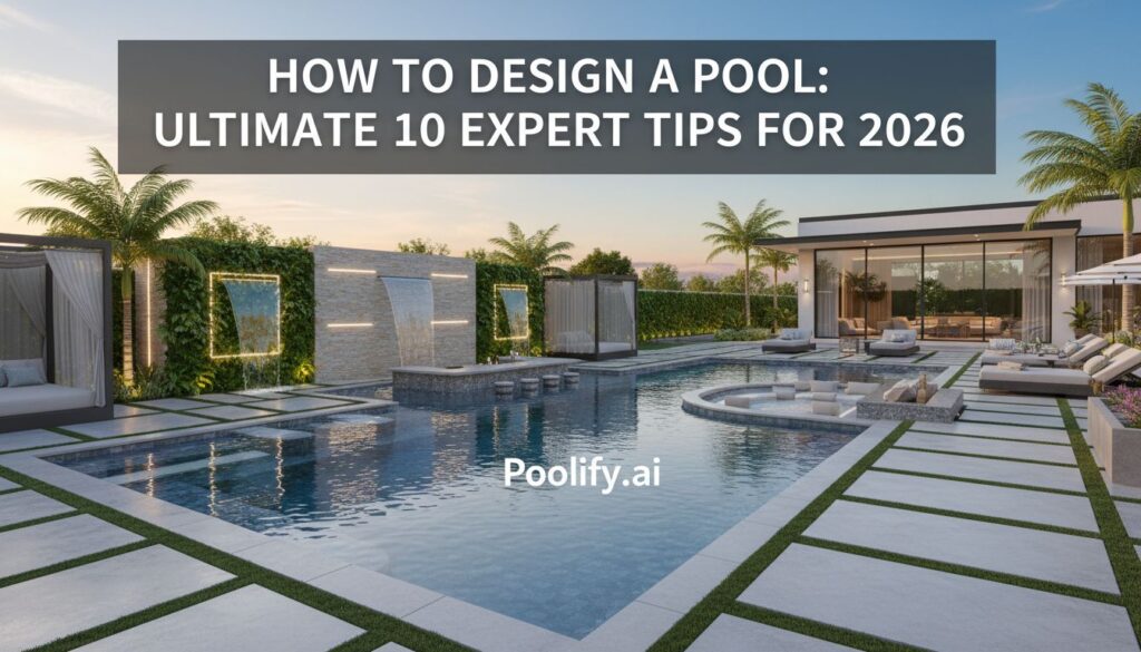 how to design a pool