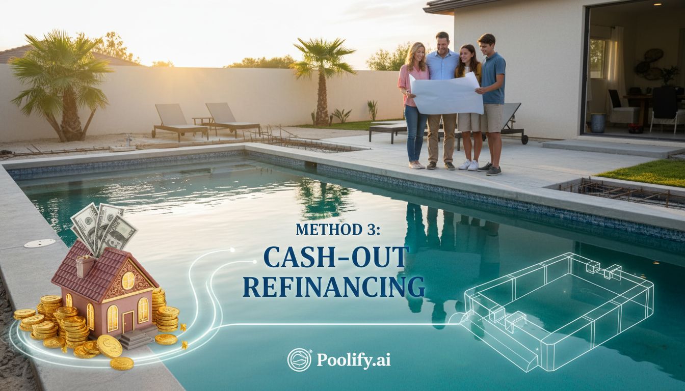 Method 3: Cash-Out Refinancing - how to finance a pool