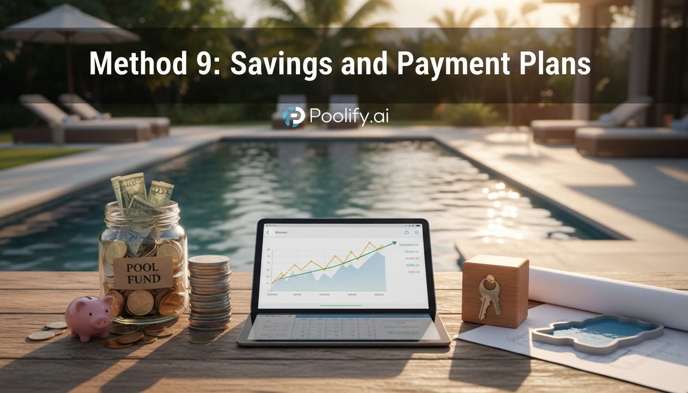 Method 9: Savings and Payment Plans - how to finance a pool