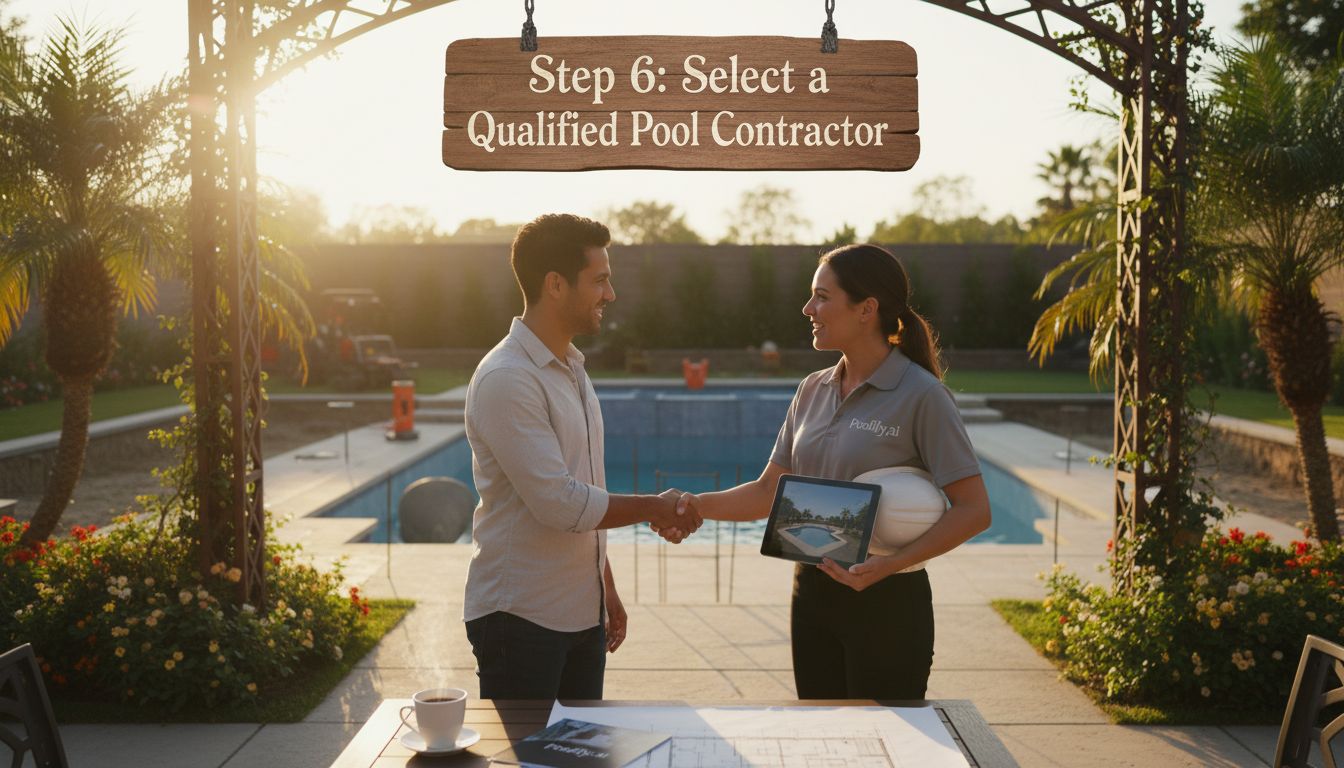 Step 6: Select a Qualified Pool Contractor - how to plan a backyard pool