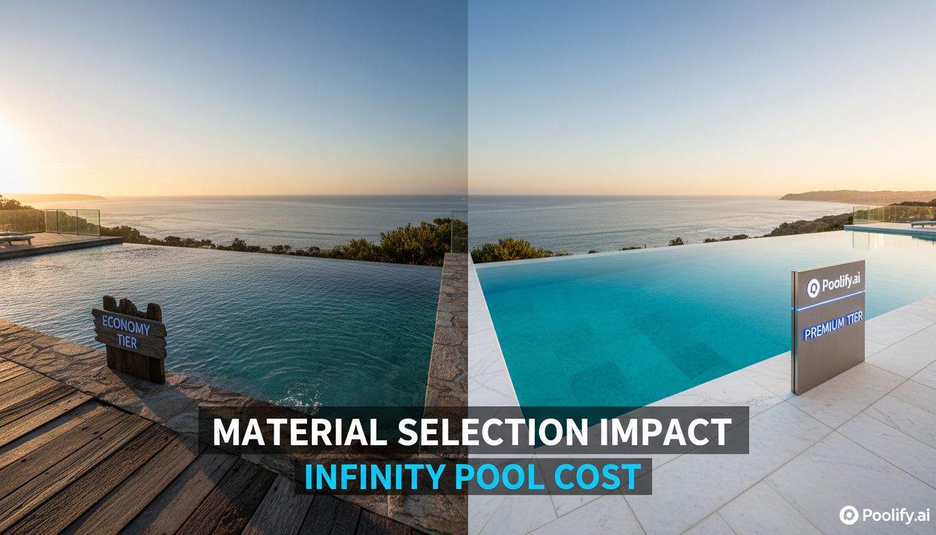 Material Selection Impact on Infinity Pool Cost - infinity pool cost