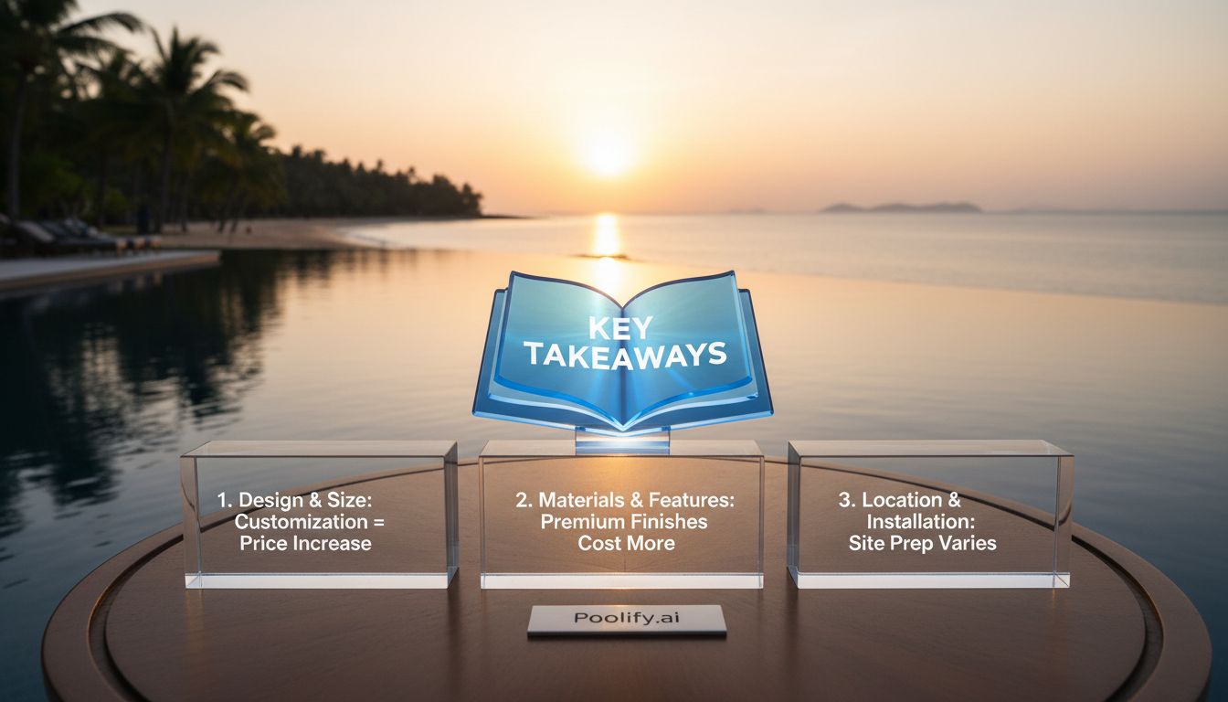 Key Takeaways - infinity pool cost