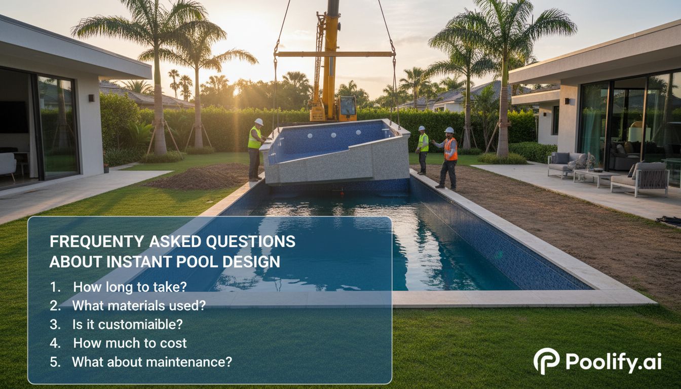 Frequently Asked Questions About Instant Pool Design - instant pool design