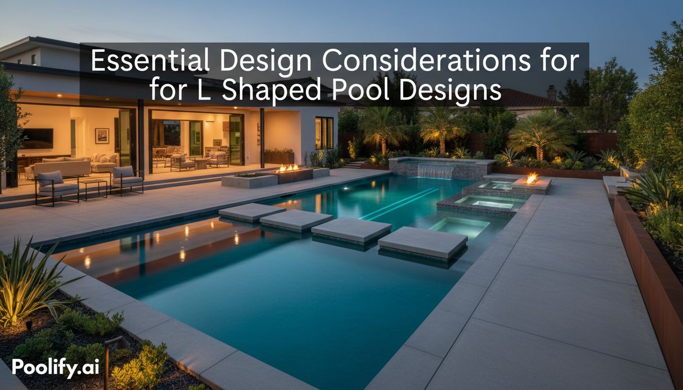 Essential Design Considerations for L Shaped Pool Designs - l shaped pool designs