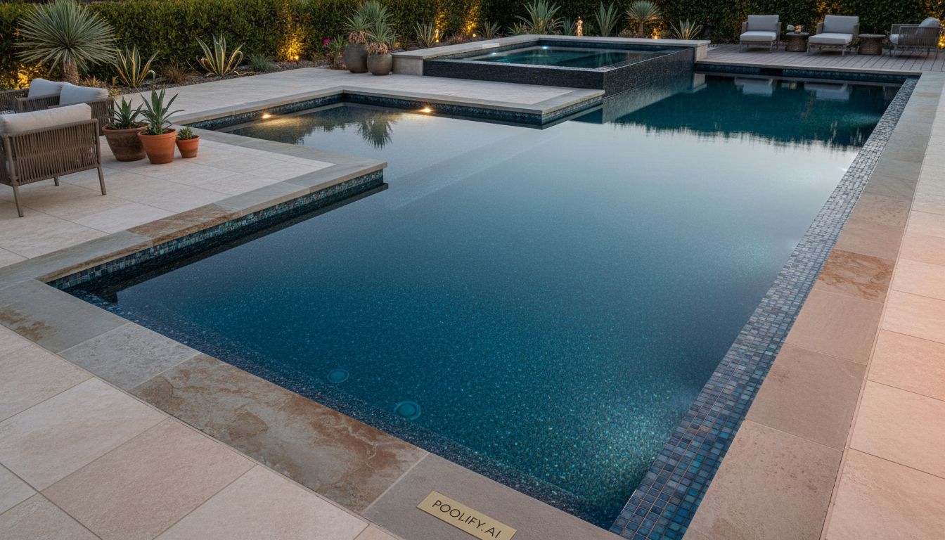 Material Selection and Finishing Options - l shaped pool designs